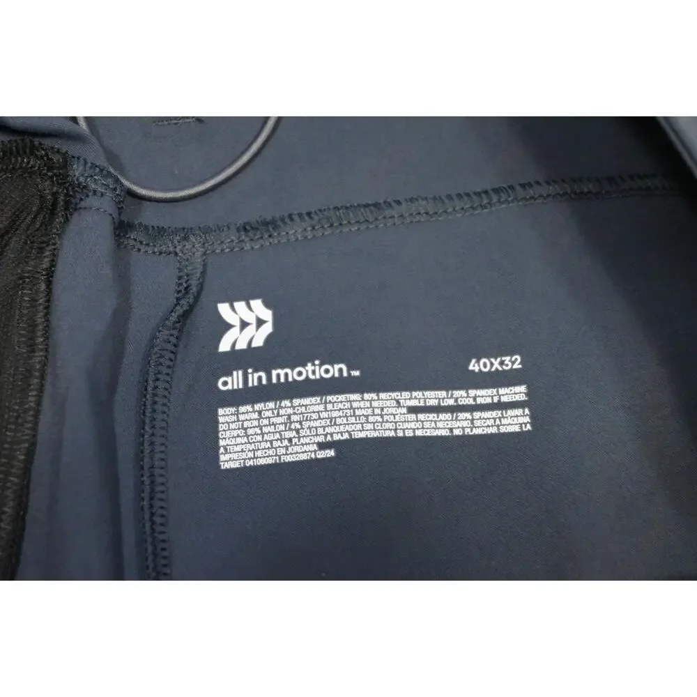 All In Motion Golf Pants Taper Fit Nylon Stretch Flat Athletic Mens‎ 40 x 32 NWT